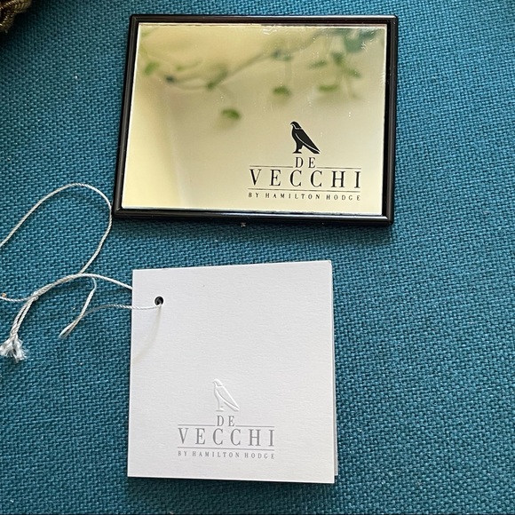 Vintage 90s De Vecchi by Hamilton Hodge woven evening clutch - Picture 6 of 10